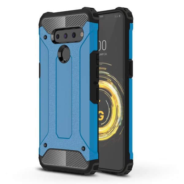 Armour Guard LG V50 ThinQ deksel - Baby blå Blue