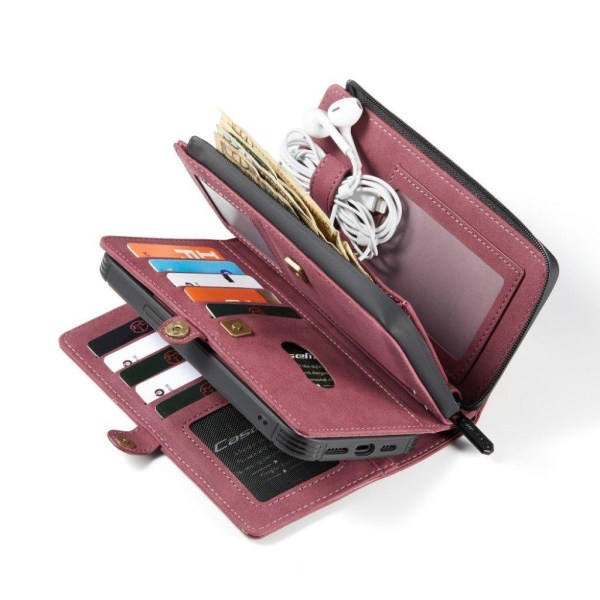 CaseMe iPhone 12 / 12 Pro 2in1 Wallet - Red Red
