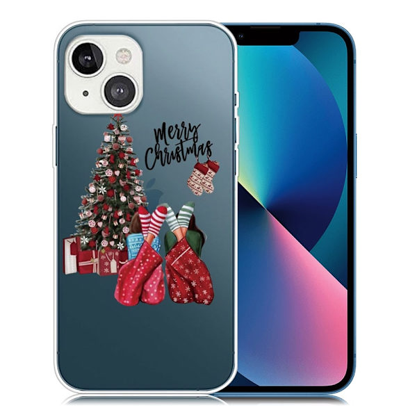 Juleveske til iPhone 13 Mini - Julepyjamas Multicolor