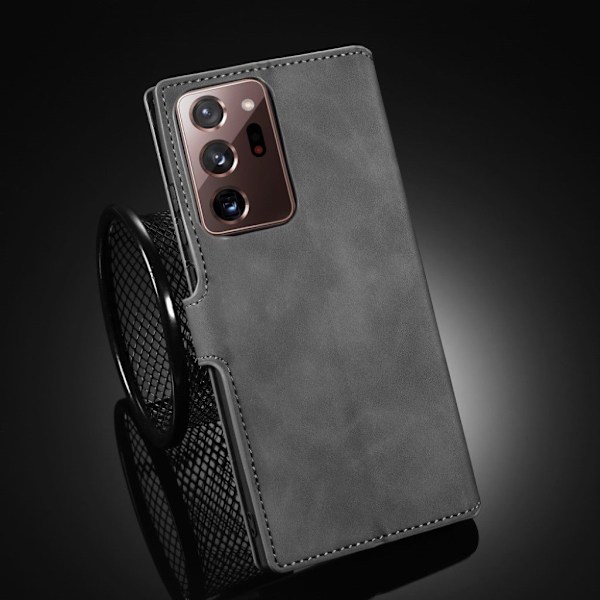 DG.Ming Samsung Galaxy Note 20 Ultra Retro Etui - Grå Silver grey