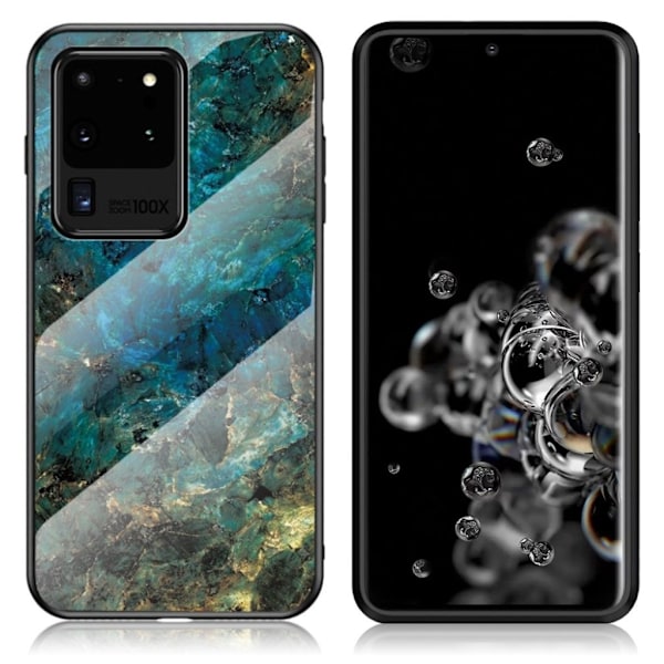 Fantasy Marble Samsung Galaxy S20 Ultra cover - Smaragd Green