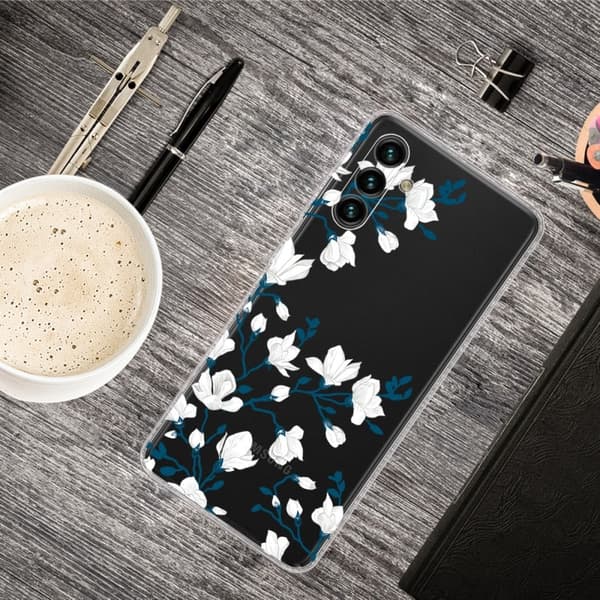 Deco Samsung Galaxy A13 5G skal - Vita Blommor multifärg