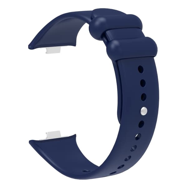 Xiaomi Smart Band 8 Pro ensfarvet silikonearmbånd - Midnatsblå Blue
