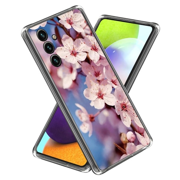 Deco Samsung Galaxy A34 5G skal - Persikoblomma Rosa