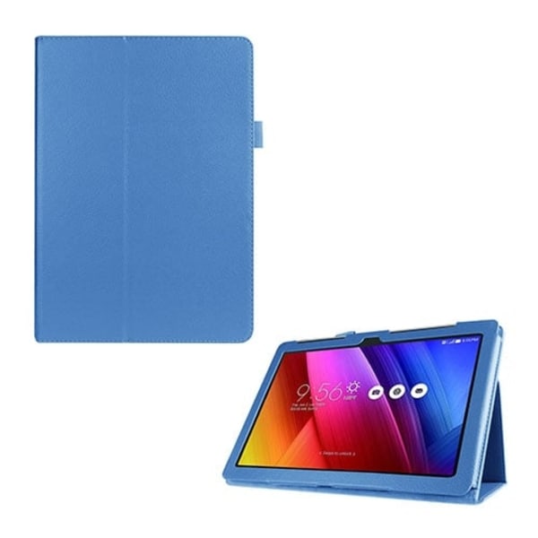 Gaarder Asus ZenPad 10 Läderfodral med Stativ - Ljusblå Blå