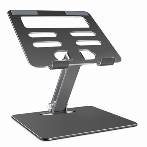 Universelt foldbart stativ til telefon og tablet - Sort Black