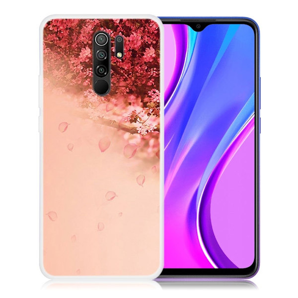 Deco Xiaomi Redmi 9 Etui - Kronblad Red
