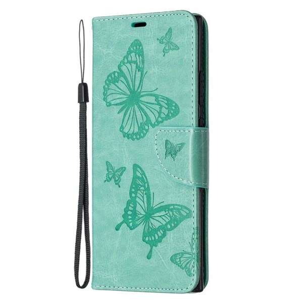 Butterfly Samsung Galaxy Note 20 Ultra flip case - Green Green
