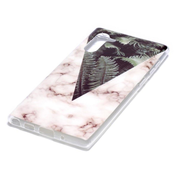 Marble Samsung Galaxy Note 10 cover - Leaves mønster marmor Green