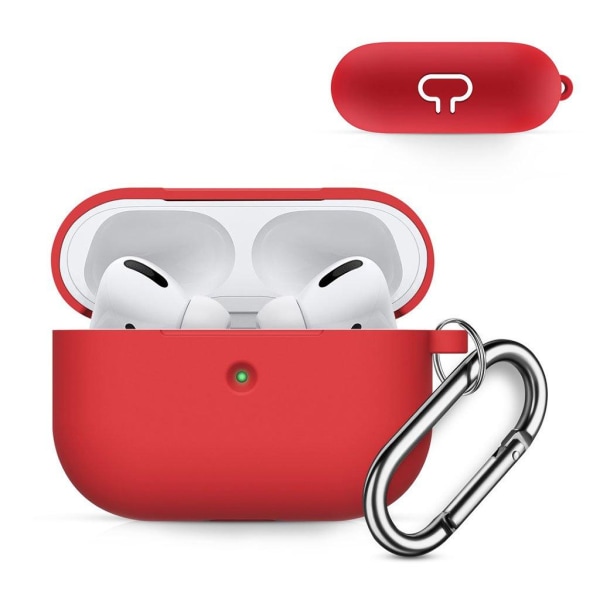 AirPods Pro tjockt silikonfodral - Röd Röd