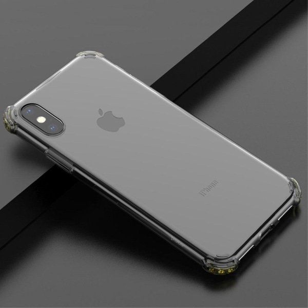 HOCO Drop Resistant Airbag Soft Flexible Protective Cover iPhone XS / X 5.8 inch - Sort Black