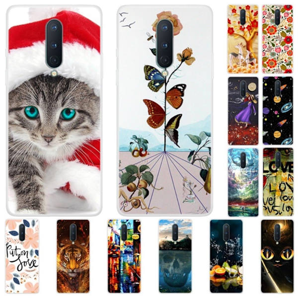 Deco OnePlus 8 skal - Par På Gatan multifärg
