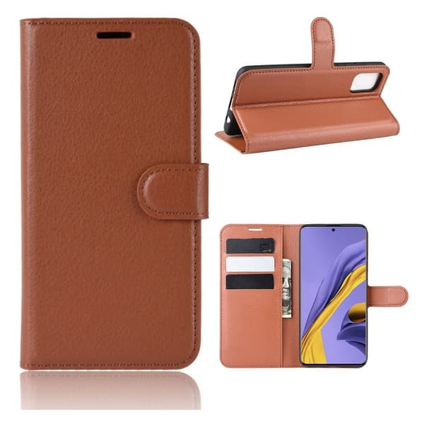 Classic Samsung Galaxy A51 fodral - Brun Brun