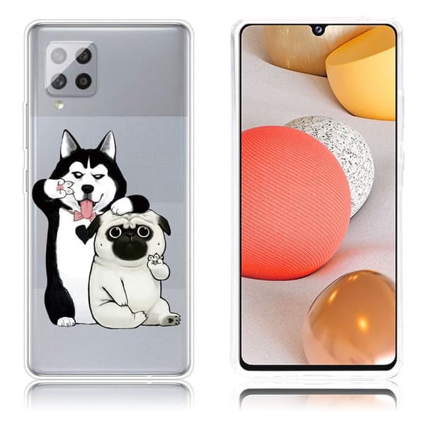 Deco Samsung Galaxy A42 5G etui - Dogs White