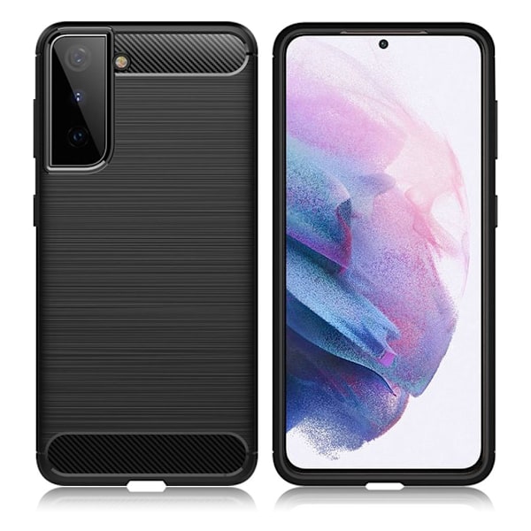 Carbon Flex Samsung Galaxy S21 Plus 5G skal - Svart Svart