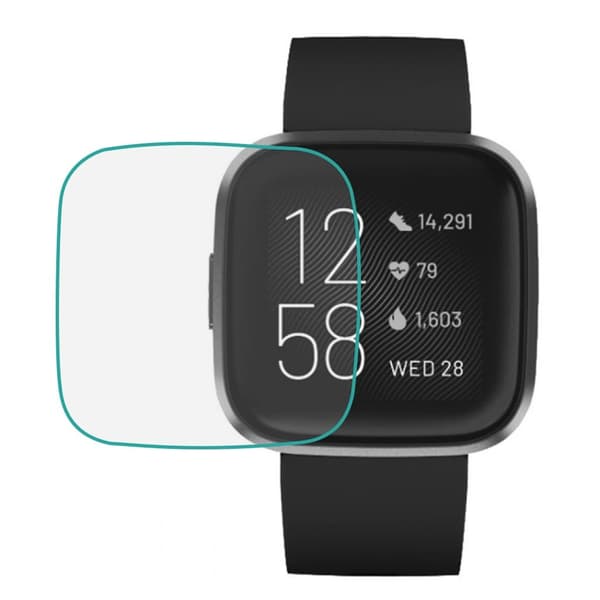 Fitbit Versa 2 Eksplosjonssikker Beskyttelsesfilm Transparent