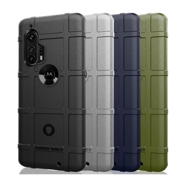 Rugged Shield Cover - Motorola Edge Plus - Sort Black