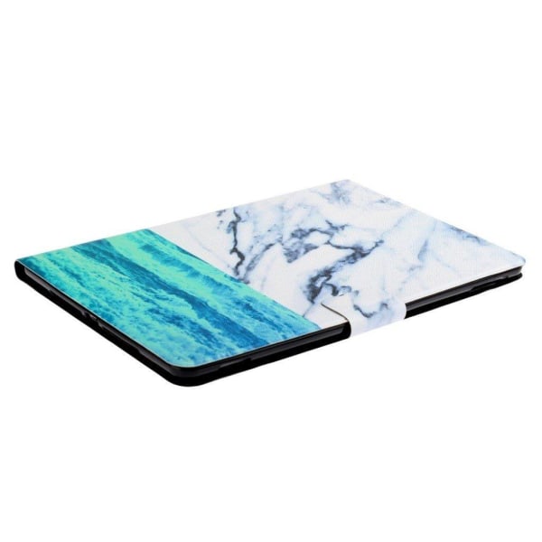 iPad 10.2 (2019) Stilfuldt mønster læder flip etui - Gletscher Multicolor