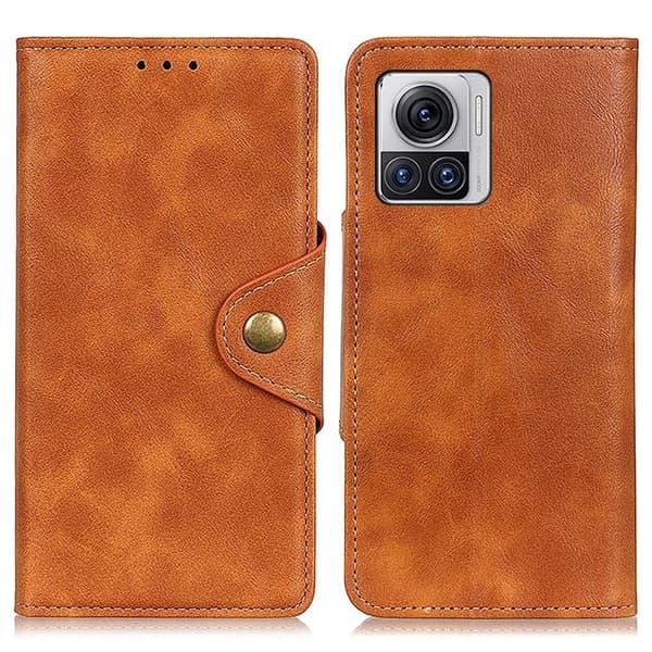 Alpha Motorola Edge 30 Ultra / X30 Pro Flippetui - Brun Brown