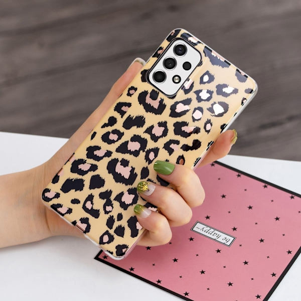 Marble design Samsung Galaxy A33 5G cover - Leopard Brown