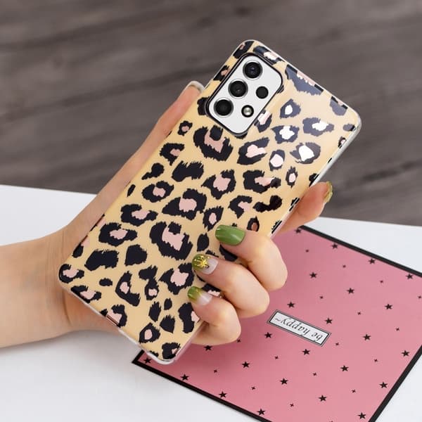 Marble Samsung Galaxy A33 5G Suojakotelo - Leopard Brown