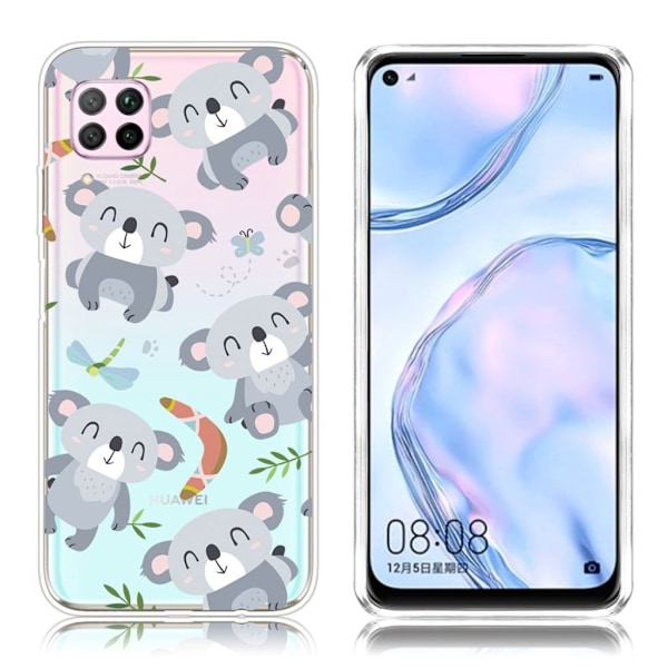 Deco Huawei P40 Lite / Nova 6 SE deksel - Koala Silver grey