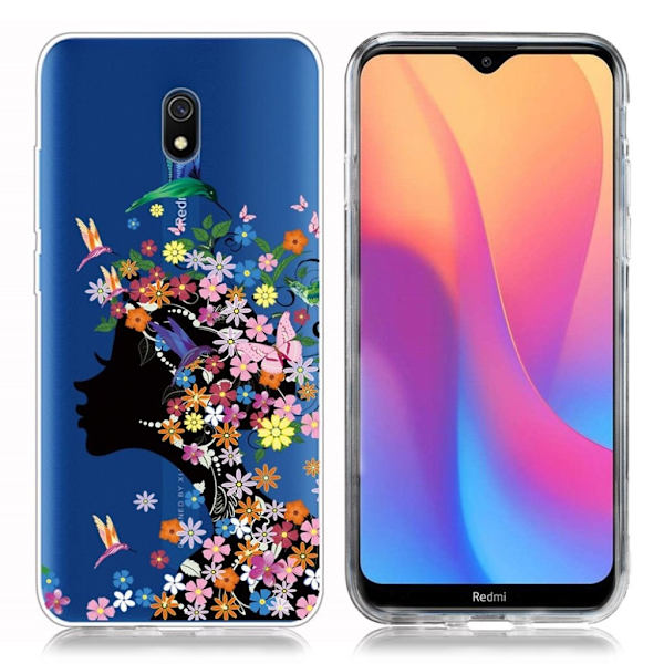 Deco Xiaomi Redmi 8A kotelot - Kukkia Multicolor