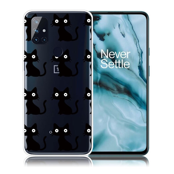 Deco OnePlus Nord N10 5G etui - sort kat Black