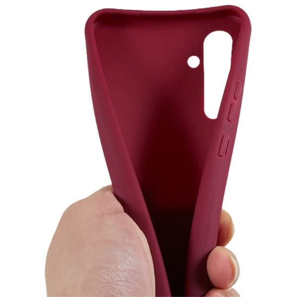 Tynt TPU-deksel med matt finish og justerbar stropp til Samsung Galaxy A54 - Rød Red