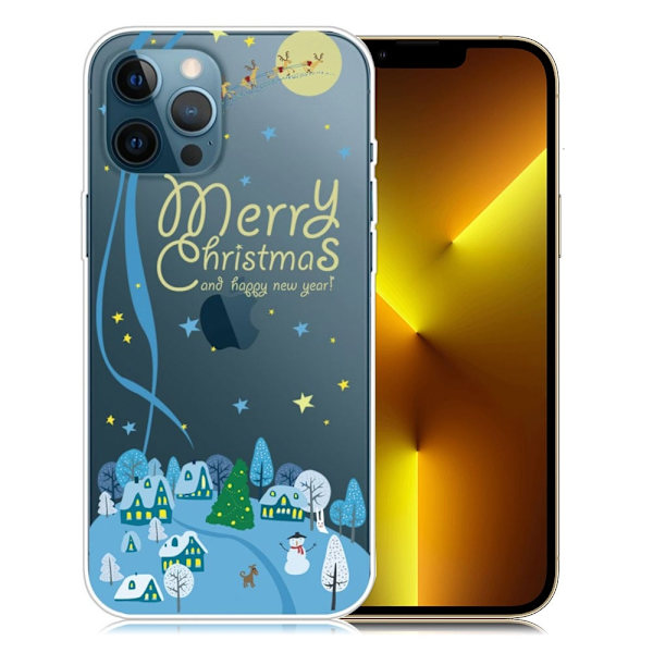 Joulu iPhone 13 Pro Max tapauksessa - Joulu Kaupunki Multicolor