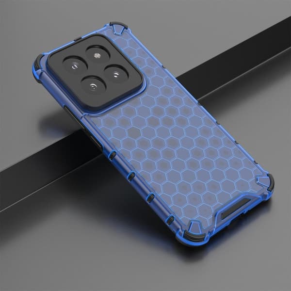 Bofink Honeycomb Xiaomi 14 Pro deksel - Blå Blue