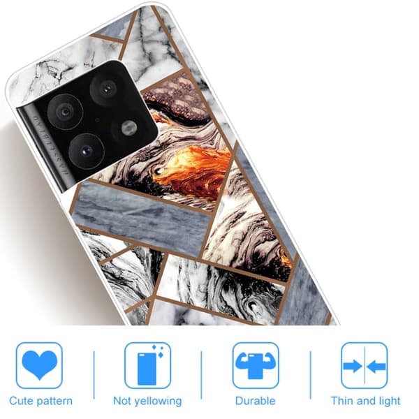 Marble OnePlus 10 Pro Suojakotelo - Fragment Of Marble Tiles Multicolor