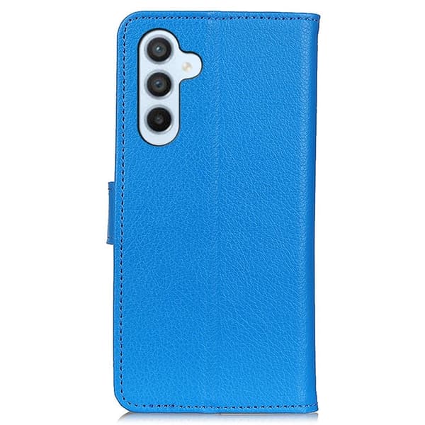 Klassisk Samsung Galaxy S24 FE flip etui - Blå Blue