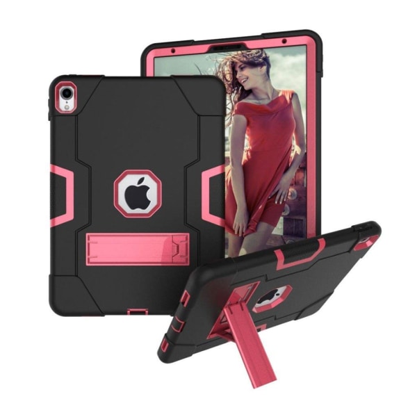 iPad Pro 11" (2018) stødsikkert hybrid etui - Sort / Rose Pink