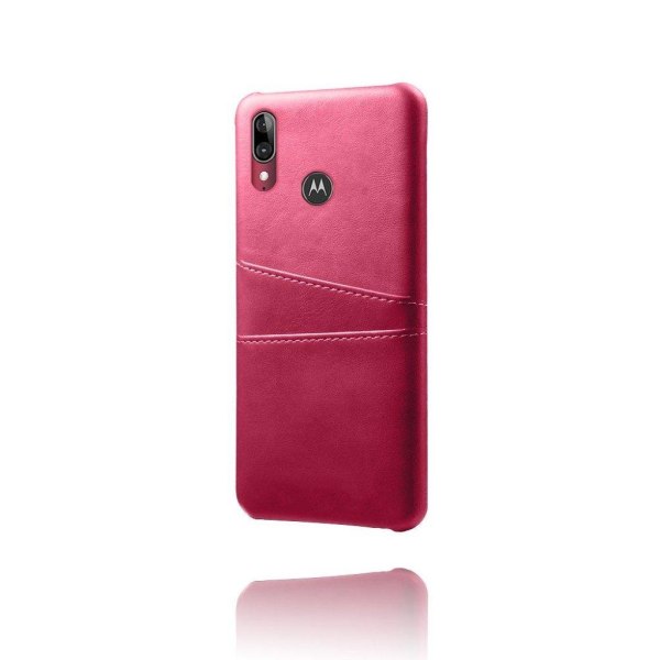 Dual Card Motorola Moto E6 Plus kuoret - Ruusu Pink