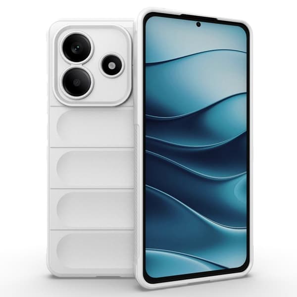 Blødt grebsformet Xiaomi Redmi Note 14 5G cover - Hvid White