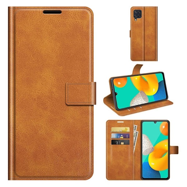 LC.IMEEKE Samsung Galaxy M32 flip etui - Gul Yellow