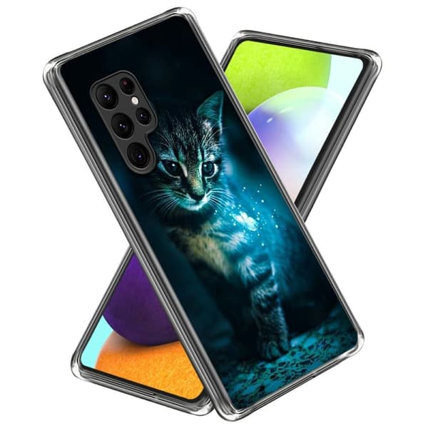 Vibe Samsung Galaxy S25 Ultra skal - Katt Blå