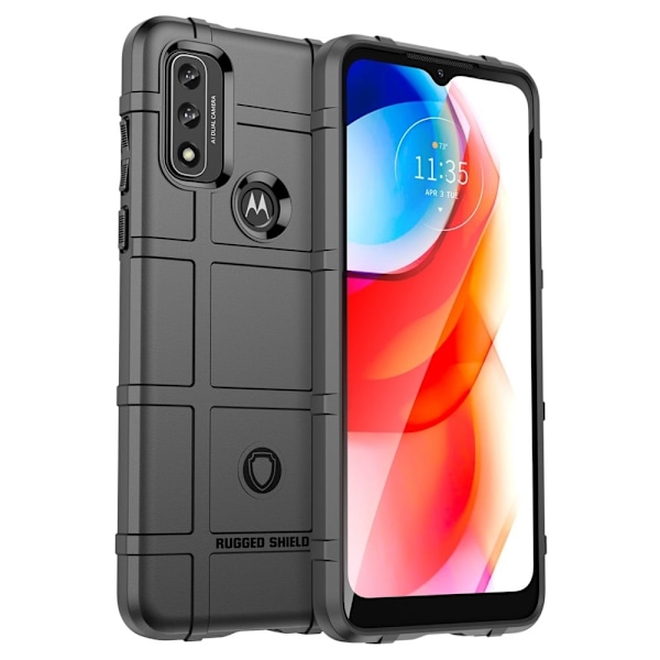 Rugged Shield Motorola Moto G Play (2022) kotelot - Musta Black