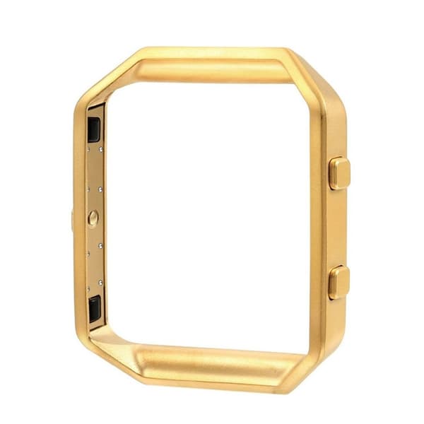 Fitbit Blaze Rustfri stål metalramme - Guld Yellow