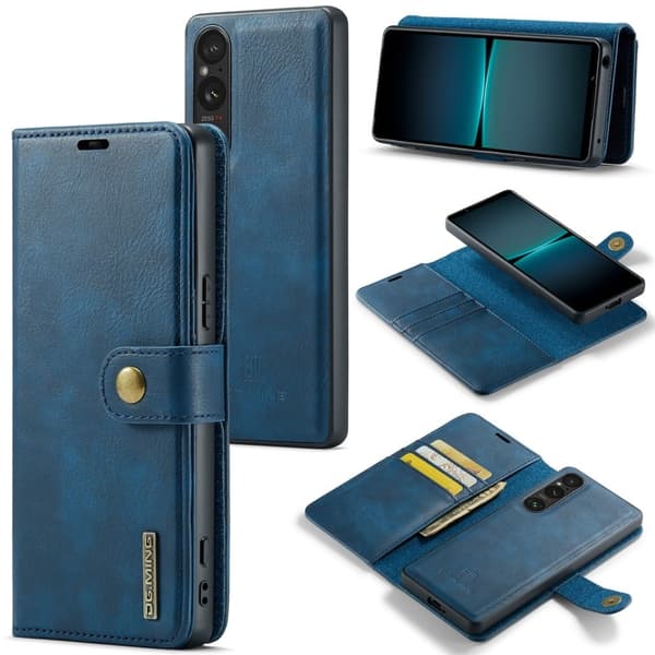 DG.Ming Sony Xperia 1 V 2-in-1 Lommebok Etui - Blå Blue