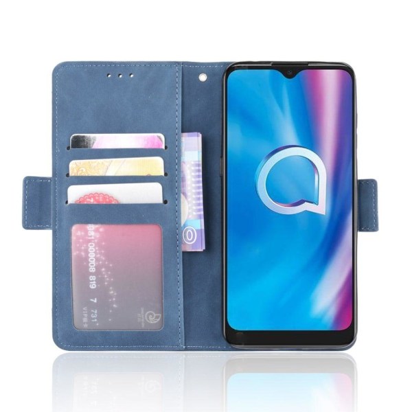 Modernt Alcatel 1SE (2020) fodral med plånbok - Blå Blå