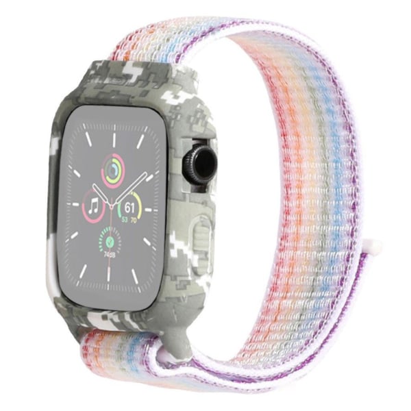 Apple Watch Series 6 / 5 40mm camouflage nylon rem - flerfarvet Multicolor