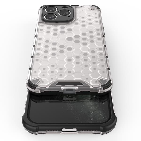 Bofink Honeycomb iPhone 15 Pro Etui - Rød Red