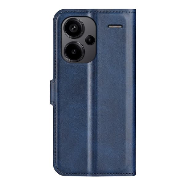 Læretui med Lommebok til Xiaomi Redmi Note 13 Pro+ - Blå Blue