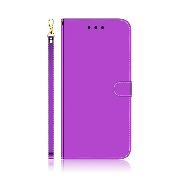 Mirror Motorola Moto E6 Play flip etui - Lilla Purple