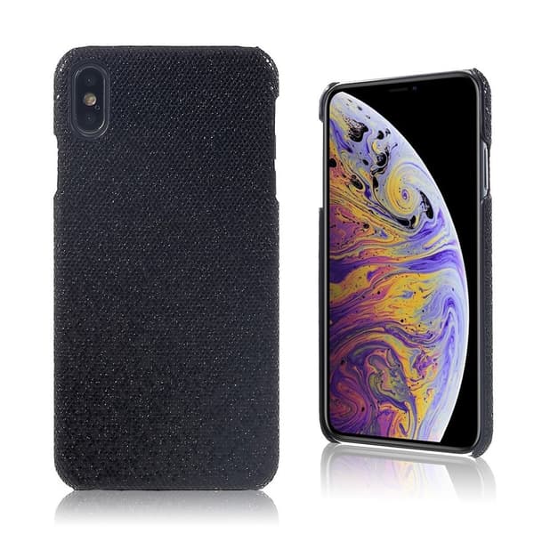 Glitter iPhone Xs Max skal - Svart Svart