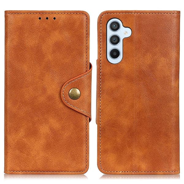Alpha läder Samsung Galaxy A24 4G fodral - Brun Brun