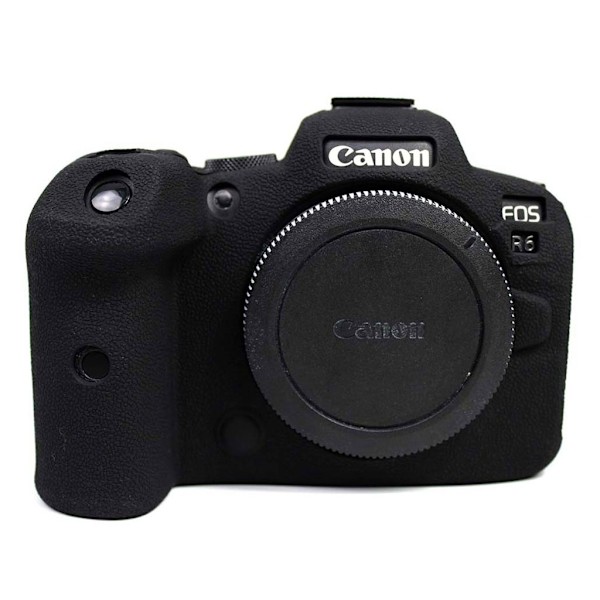 Silikoneetui til Canon EOS R6 - Sort Black