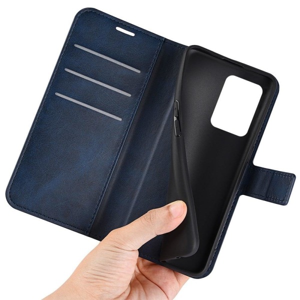 Lompakko Nahkakotelo For Xiaomi Redmi Note 12 Pro - Sininen Blue